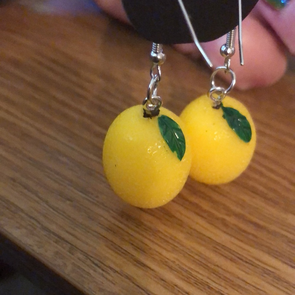 Lemon earrings - Picture 2 of 2
